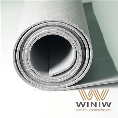 مادة بطانة الحذاء من الجلد السويدي فائق الجودة من الألياف الدقيقة من جلد البولي يوريثان مقاس 1 مم