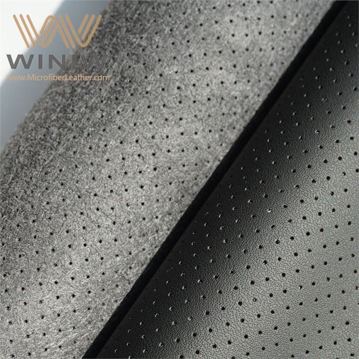 Perforated Vegan Leather For Car Steering Wheel Cover Armrest