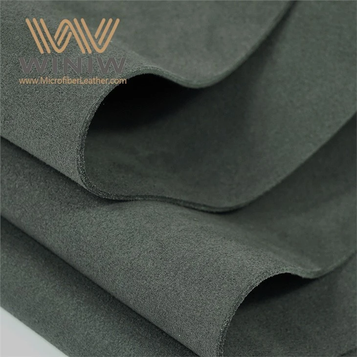 Black Nubuck Leather Fire-Retardant Dyed Through