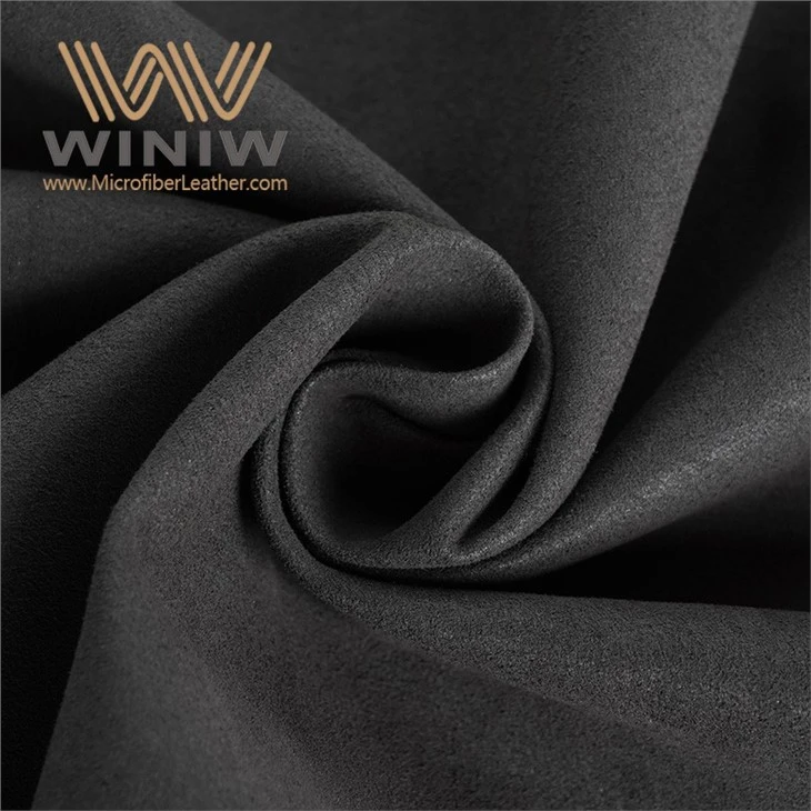 Black Nubuck Leather Fire-Retardant Dyed Through