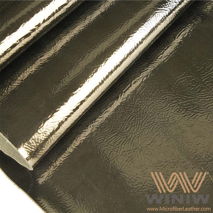 Metallic Patent Synthetic Leather For Shoe Making